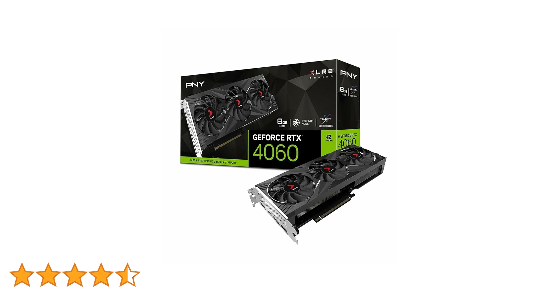PNY GEFORCE RTX™ 4060 8GB XLR8 Gaming Verto RGB Triple Fan